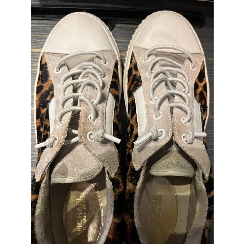 Michael‎ Kors Oscar Leopard Sneaker /Tennis Shoes Women's 10M